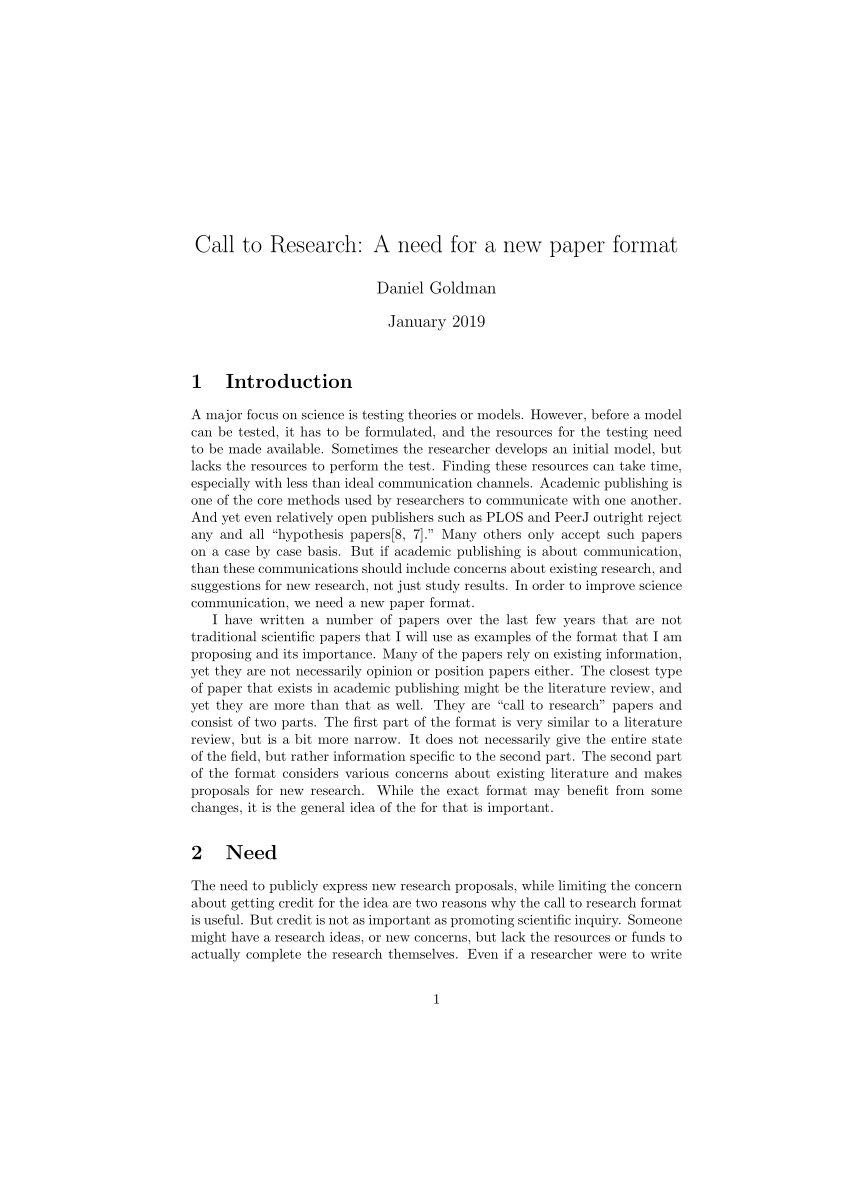 What is Term Paper Format?